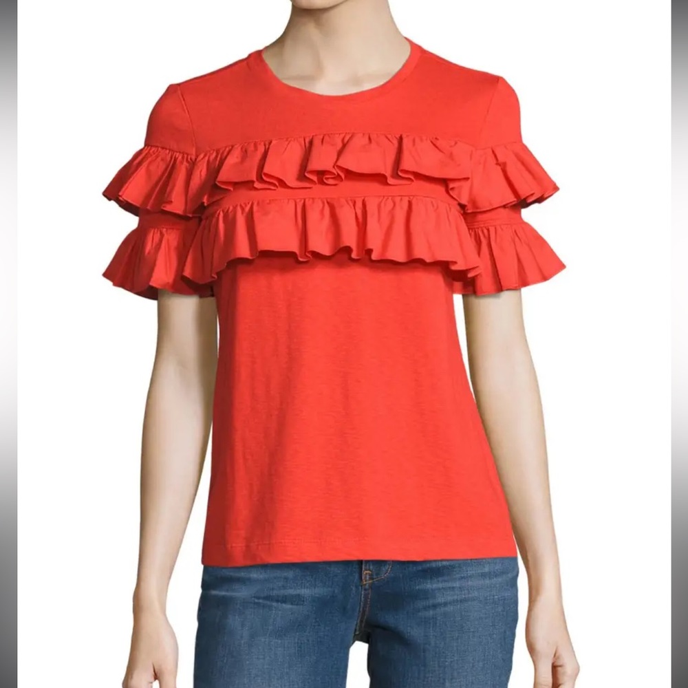 Tory Burch Ruffled Top - Picture 2 of 5